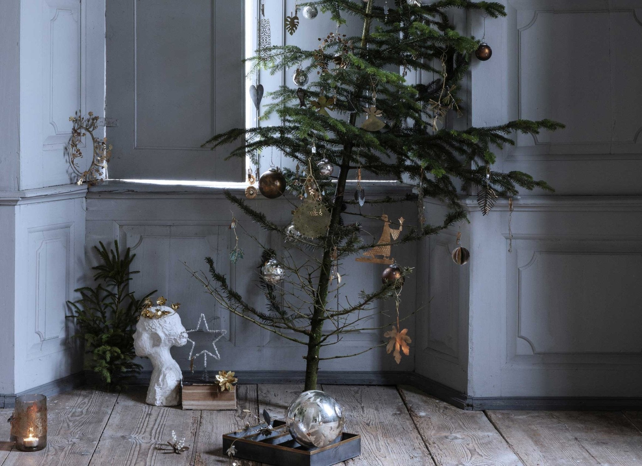 NORDIC.CHRISTMAS - Walther&co tree top star, silver beads