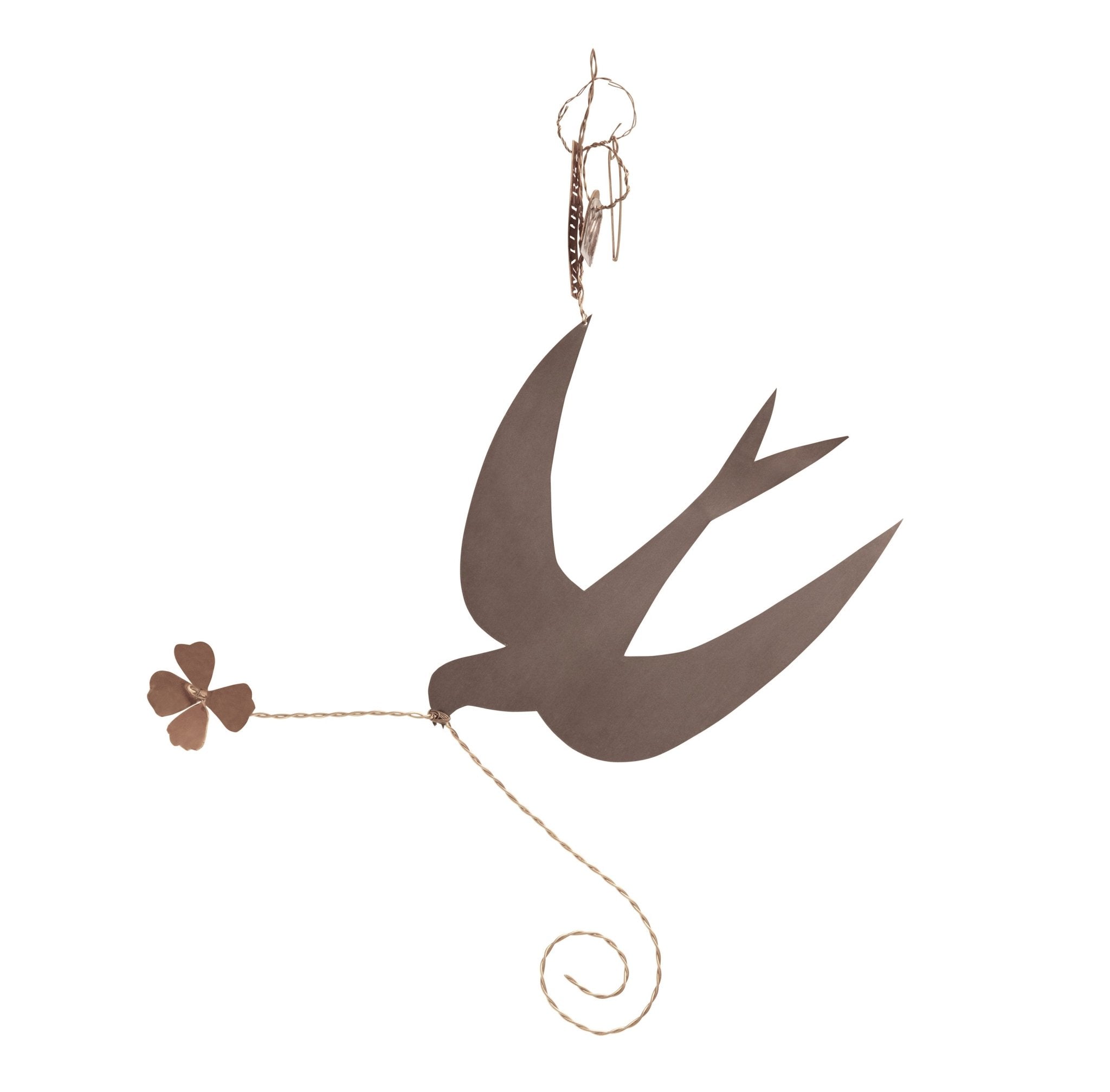 NORDIC.CHRISTMAS - Walther & co Good Luck dove with clover