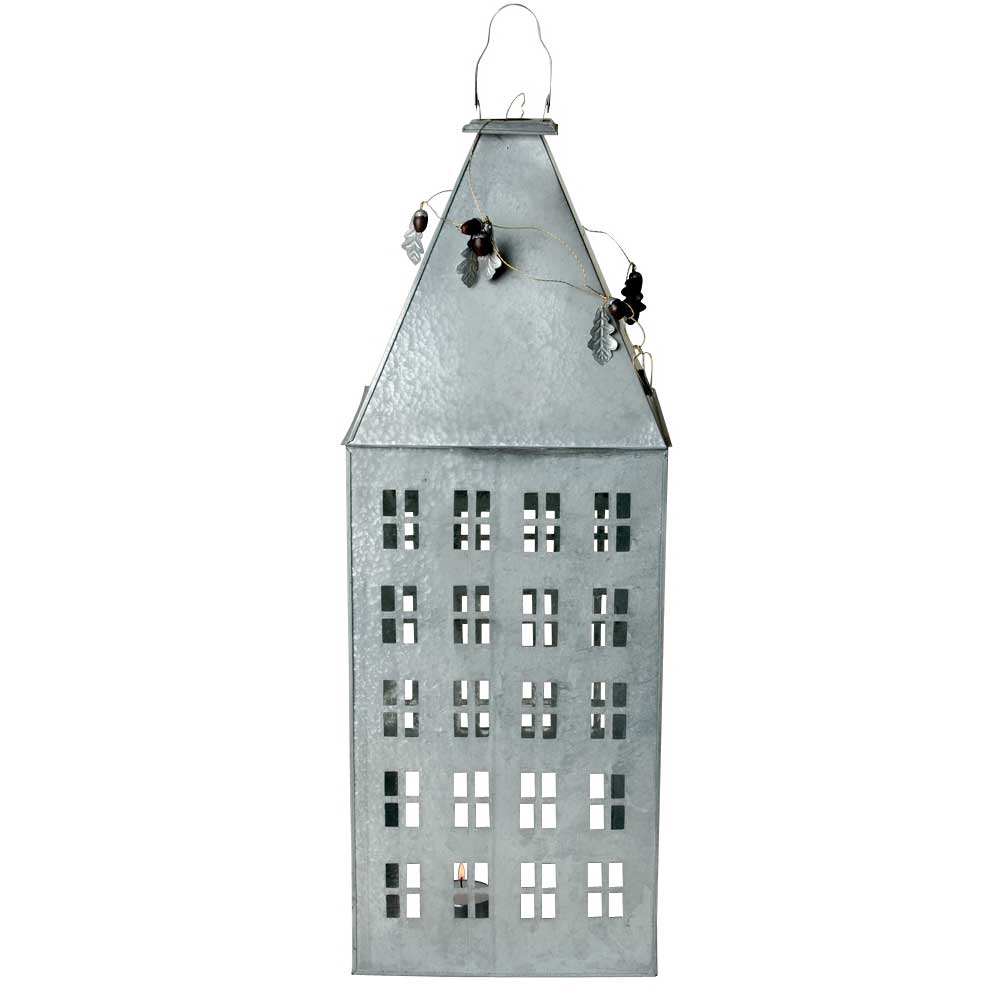 NORDIC.CHRISTMAS - Walther&co dark mat zinc house with conical roof