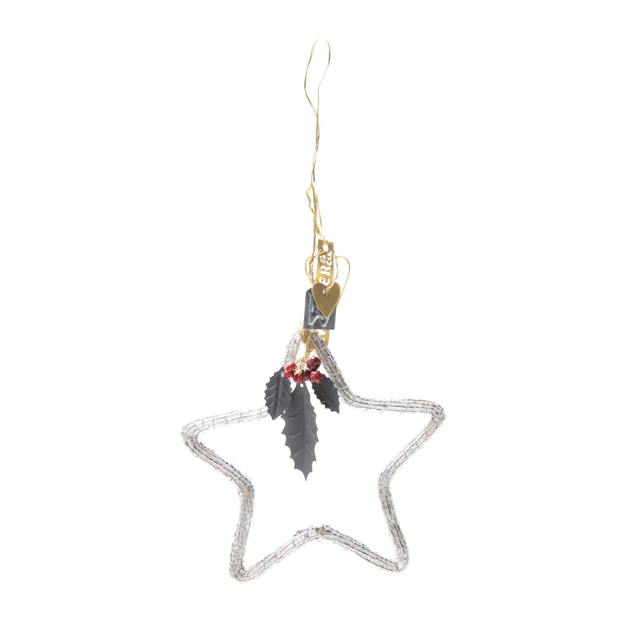 NORDIC.CHRISTMAS - Walther&co holy and bead star ornament